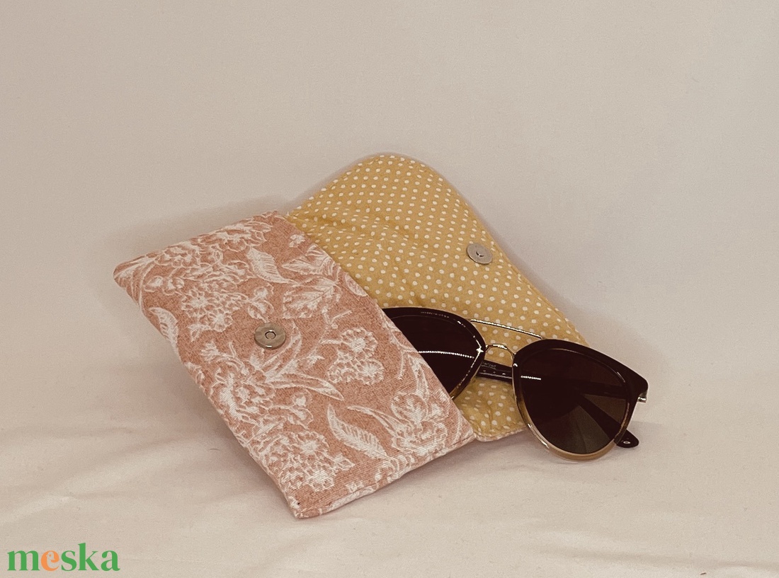 Vászon szemüvegtok mintás  - táska & tok - pénztárca & más tok - szemüvegtok - Meska.hu