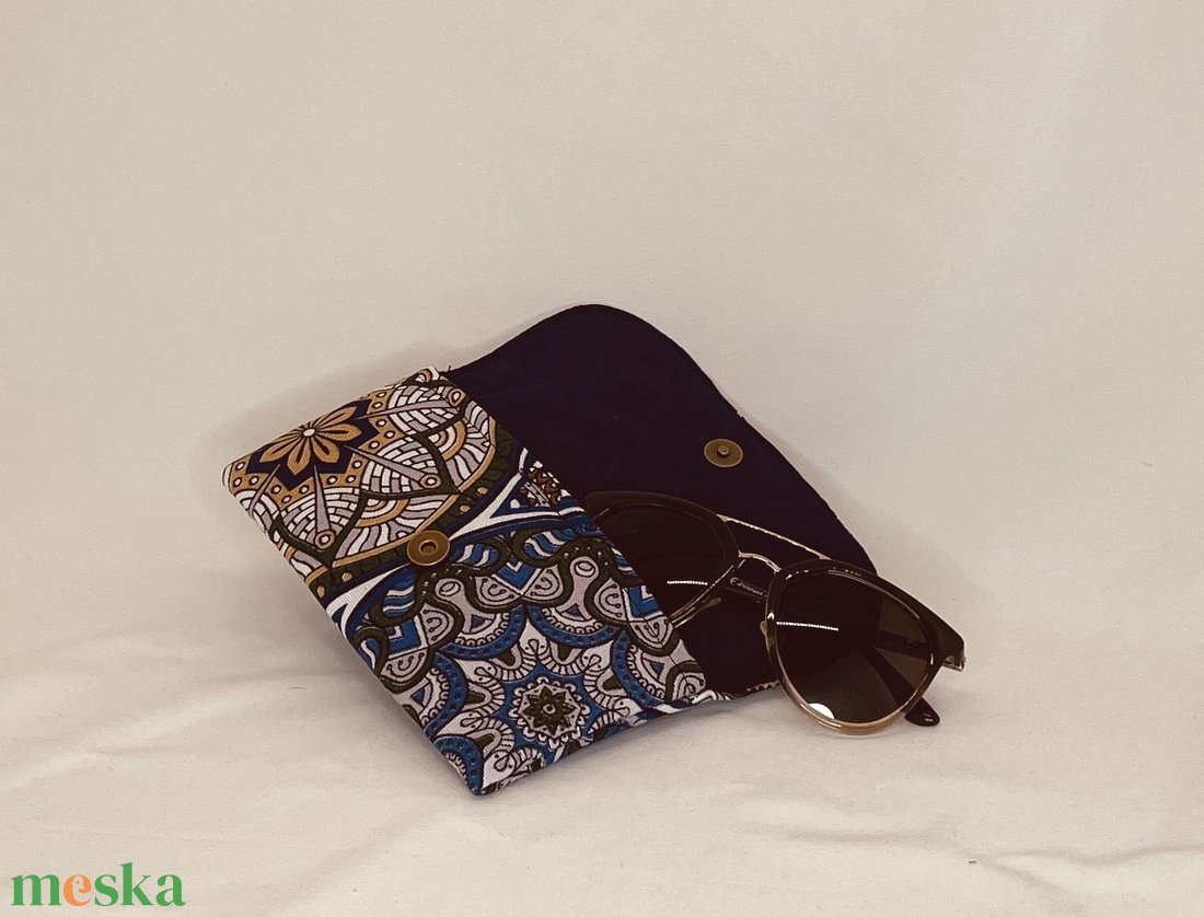Vászon szemüvegtok mintás  - táska & tok - pénztárca & más tok - szemüvegtok - Meska.hu