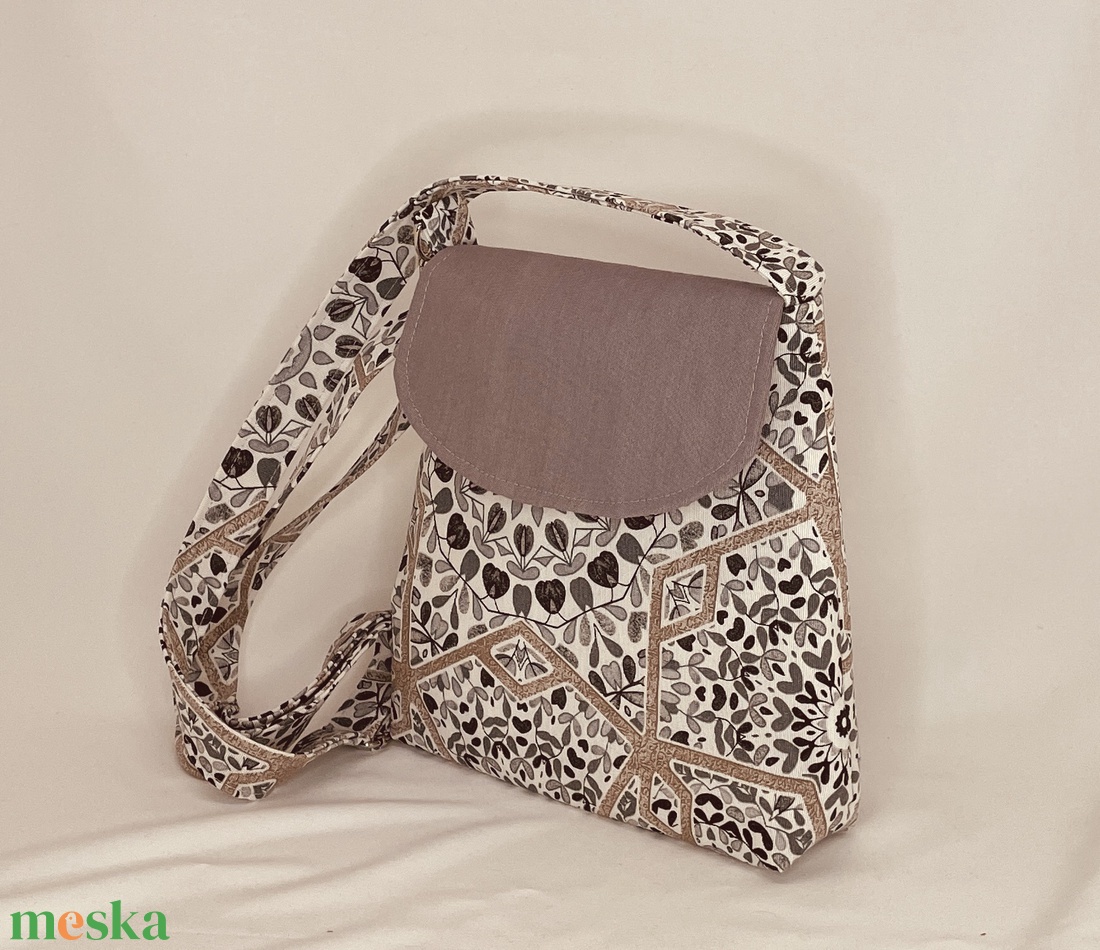 Mintás női oldaltáska - táska & tok - kézitáska & válltáska - vállon átvethető táska - Meska.hu