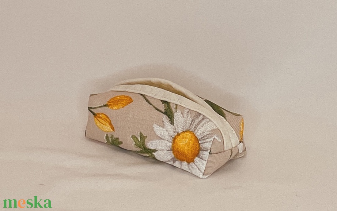 Vászon zsebkendőtartó - táska & tok - pénztárca & más tok - zsebkendőtartó tok - Meska.hu