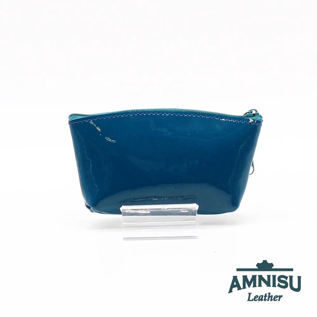 Türkiz lakk kettő cipzáras kulcstartó B7004 - táska & tok - kulcstartó & táskadísz - kulcstartó - Meska.hu