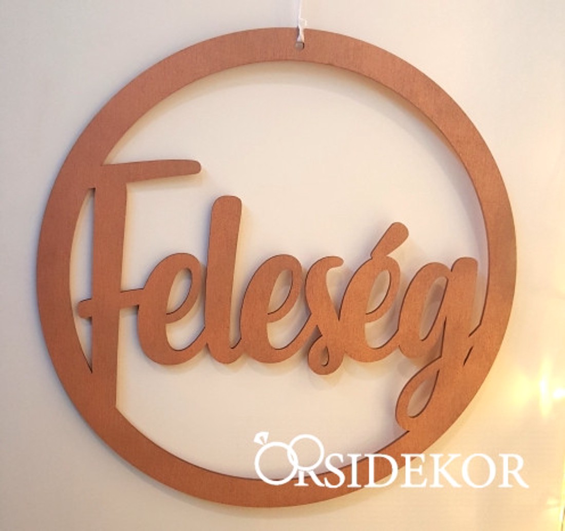 Feleség fa dekoráció esküvőre - esküvő - dekoráció - helyszíni dekor - Meska.hu