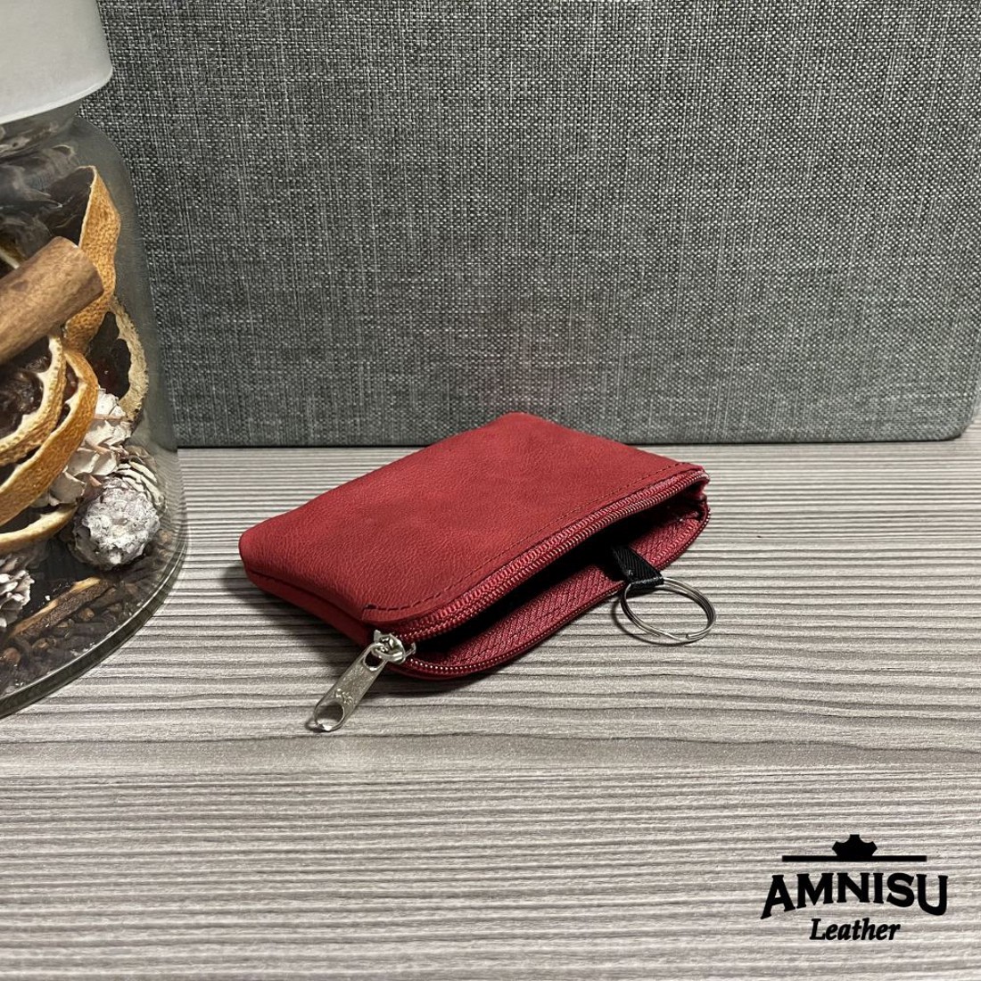 Piros egy cipzáras kulcstartó A5002 - táska & tok - kulcstartó & táskadísz - kulcstartó - Meska.hu