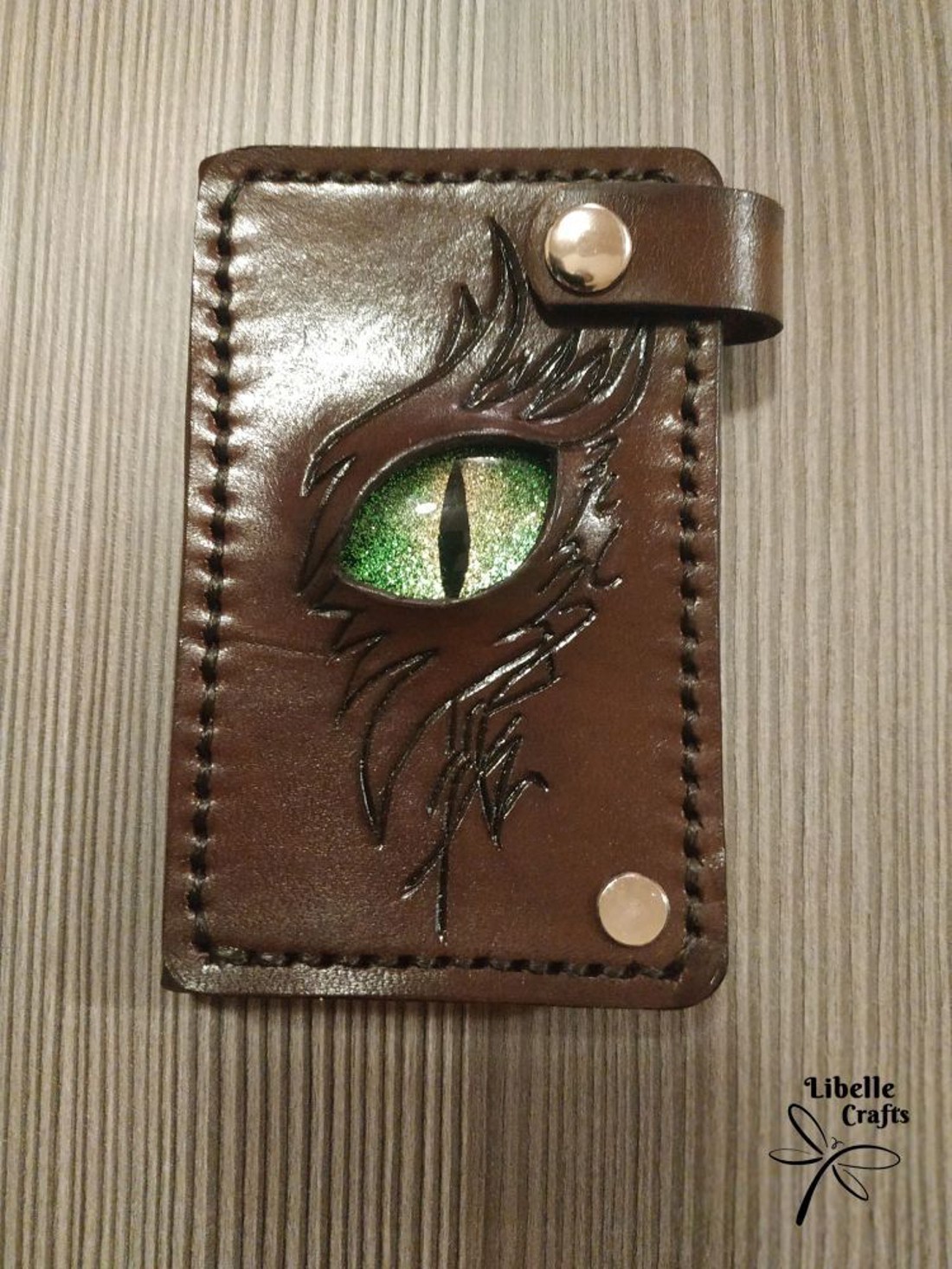 Sárkányszemes igazolványtató - táska & tok - pénztárca & más tok - kártyatartó & irattartó - Meska.hu