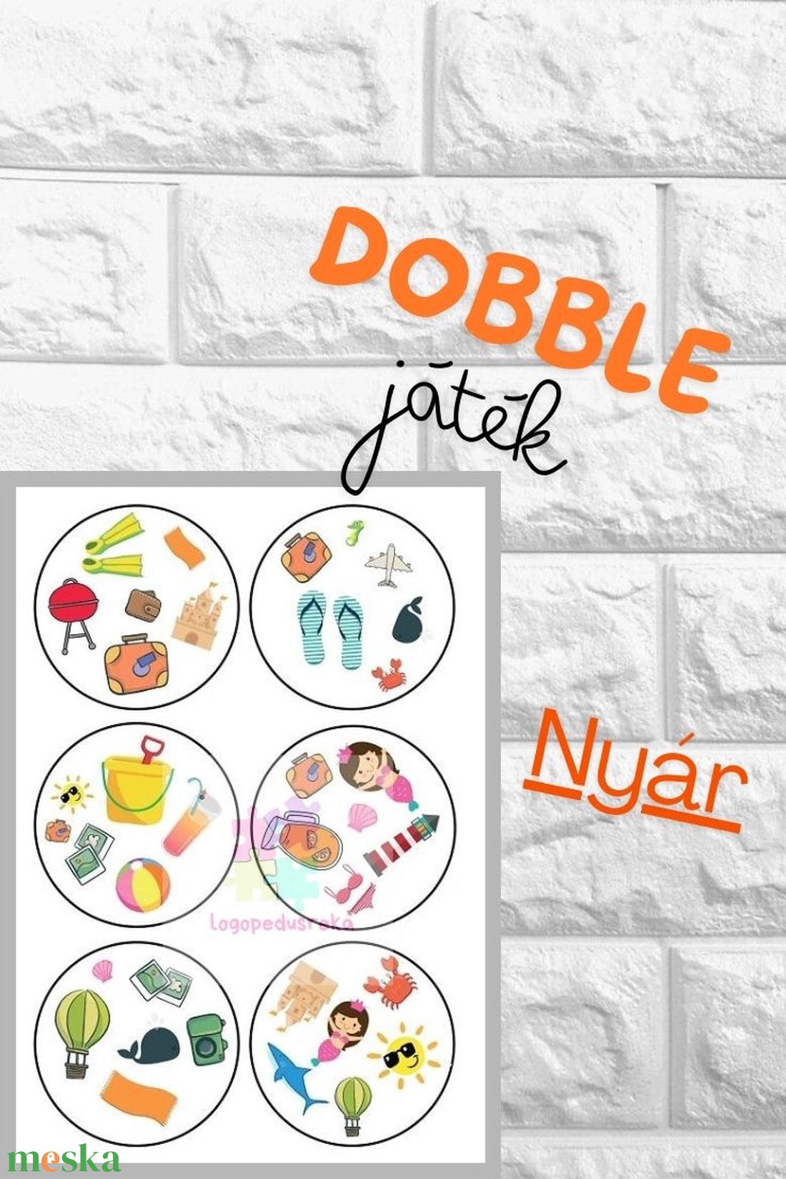 Dobble 1. - nyár - művészet - grafika & illusztráció - digitális - Meska.hu Dobble 1. - nyár - művészet - grafika & illusztráció - digitális - Meska.hu