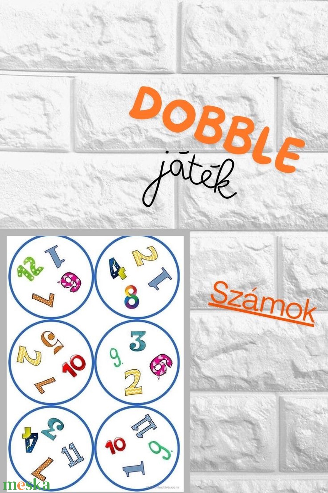 Dobble 4. - számok - művészet - grafika & illusztráció - digitális - Meska.hu Dobble 4. - számok - művészet - grafika & illusztráció - digitális - Meska.hu