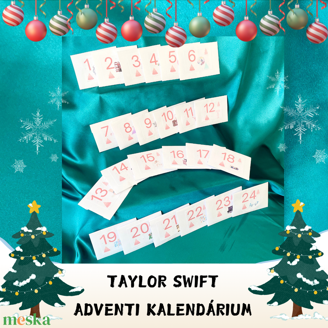 Taylor Swift adventi naptár - 24 db-os karkötős csomag - karácsony - adventi díszek - adventi naptár - Meska.hu Taylor Swift adventi naptár - 24 db-os karkötős csomag - karácsony - adventi díszek - adventi naptár - Meska.hu