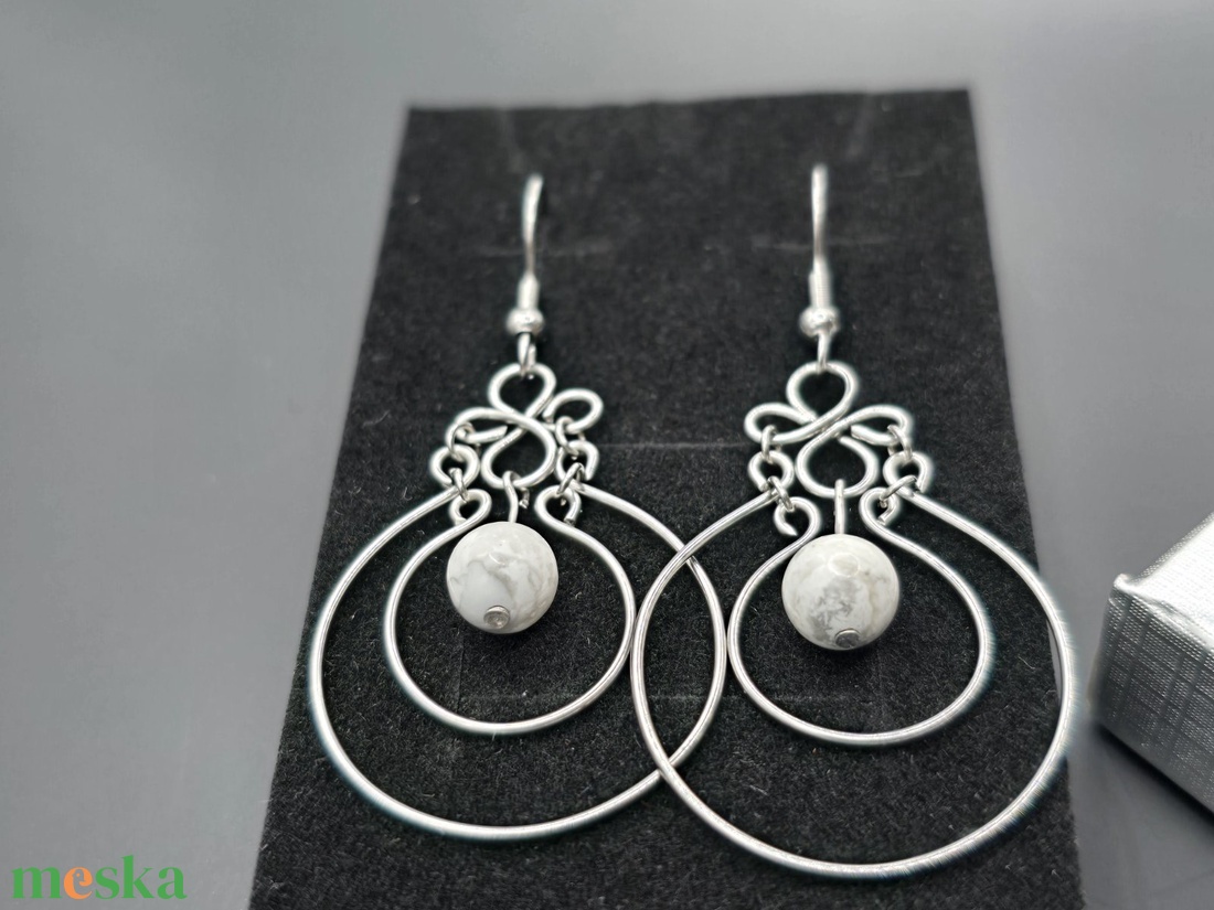 Fülbevaló  - ékszer - fülbevaló - lógó fülbevaló - Meska.hu