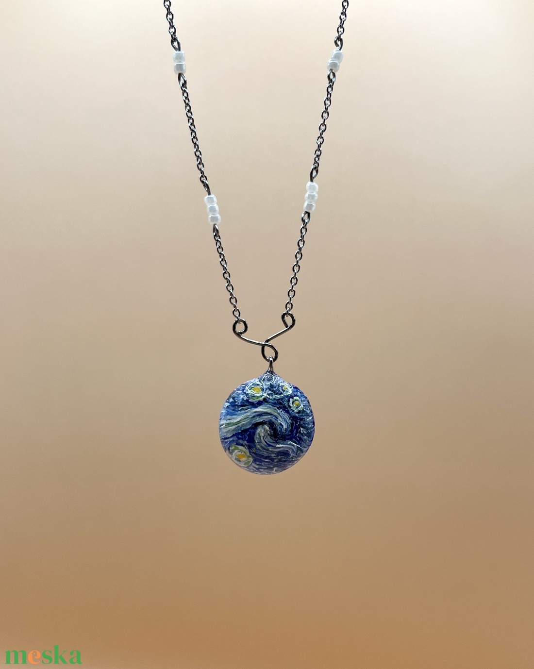 Van Gogh nyaklánc - ékszer - nyaklánc - medálos nyaklánc - Meska.hu