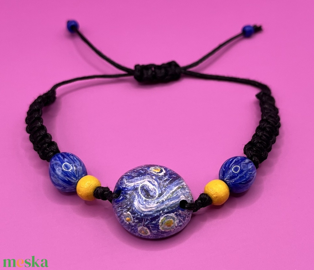 Van Gogh karkötő - ékszer - karkötő - karkötő medállal - Meska.hu