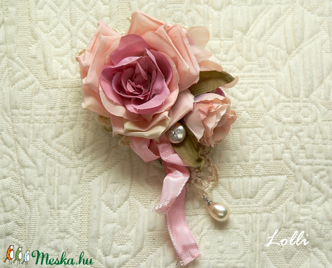 VintageRose kitűző - ékszer - kitűző és bross - kitűző - Meska.hu VintageRose kitűző - ékszer - kitűző és bross - kitűző - Meska.hu