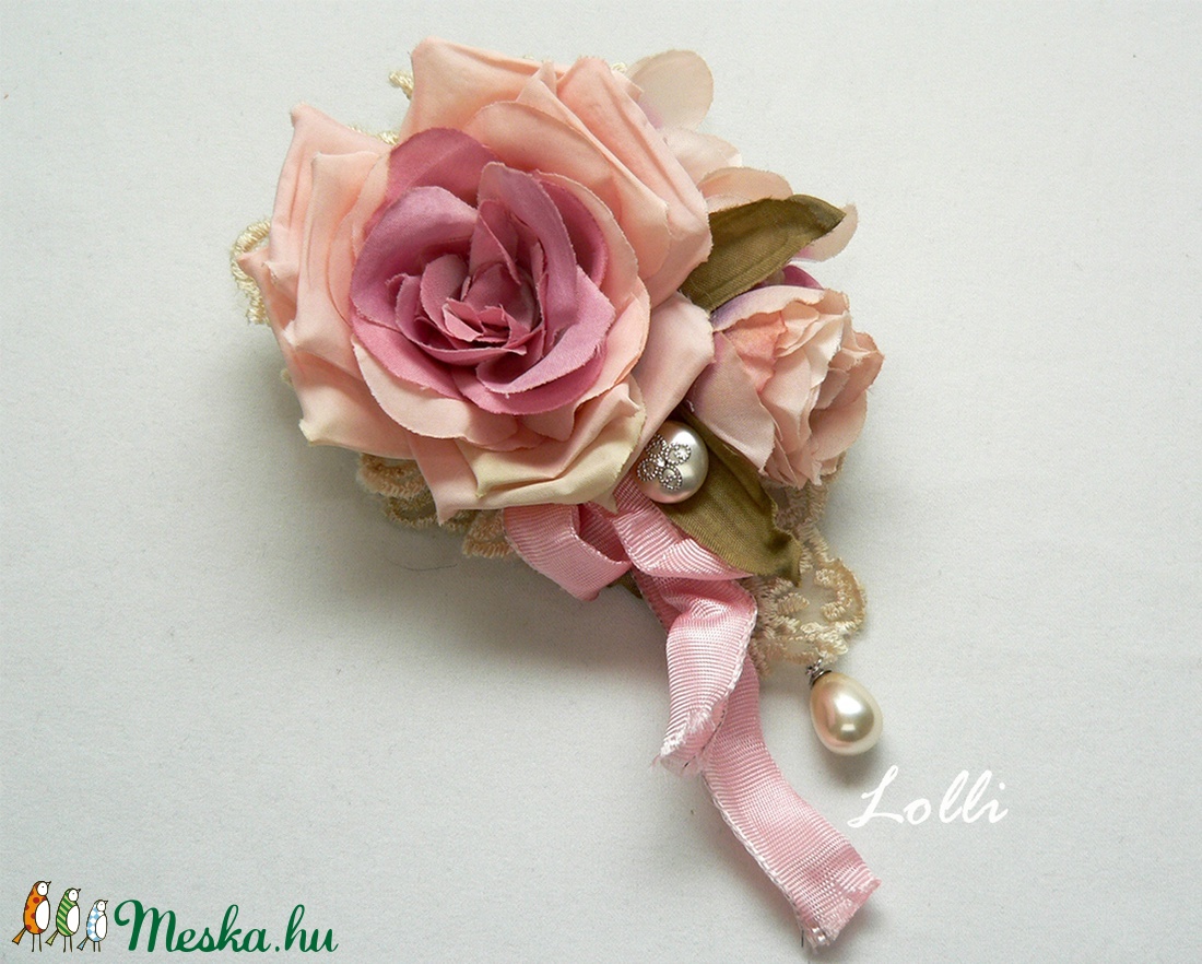 VintageRose kitűző - ékszer - kitűző és bross - kitűző - Meska.hu VintageRose kitűző - ékszer - kitűző és bross - kitűző - Meska.hu