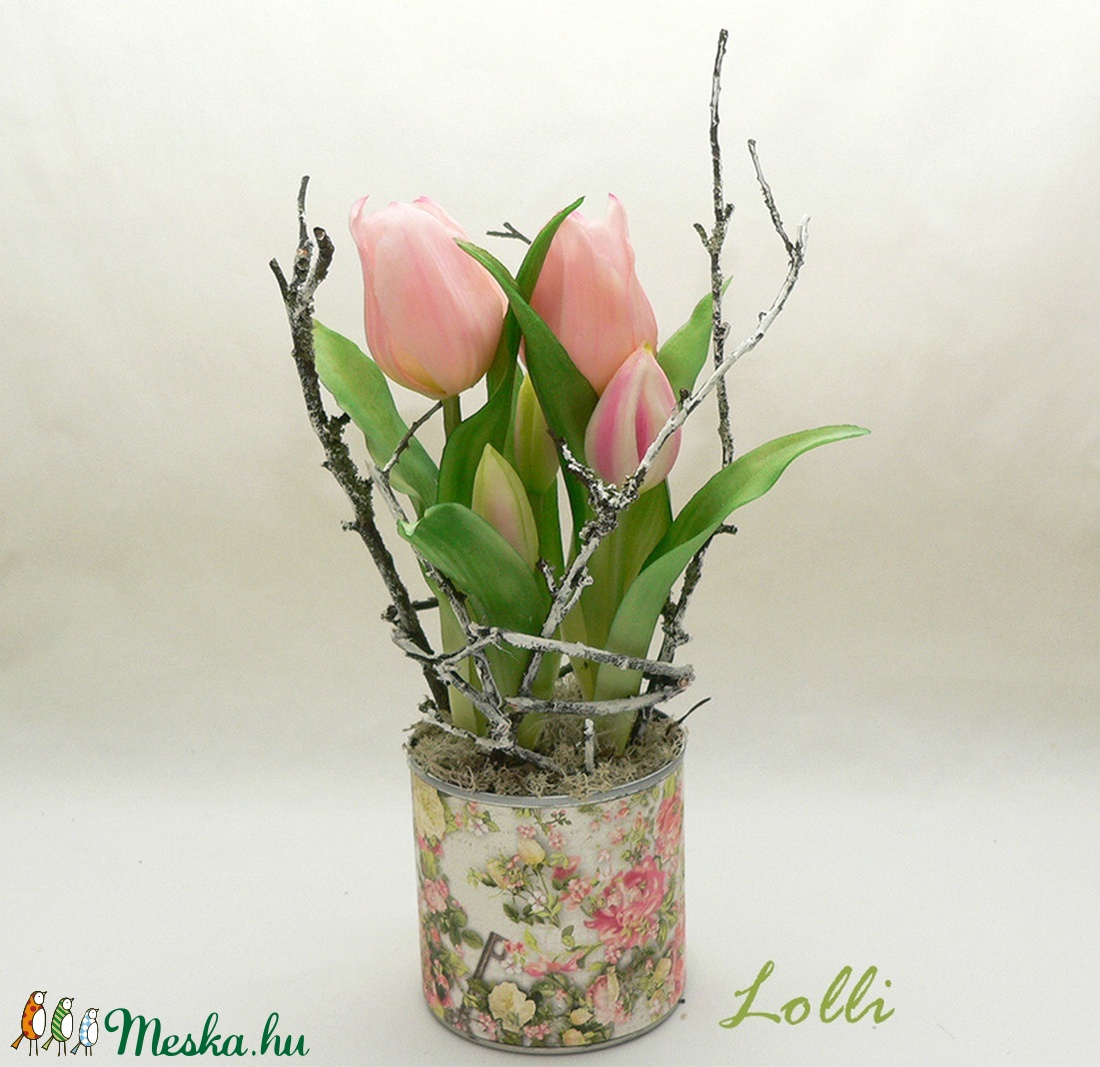 Cserepes élethű tulipán rózsaszín - otthon & életmód - dekoráció - Meska.hu Cserepes élethű tulipán rózsaszín - otthon & életmód - dekoráció - Meska.hu