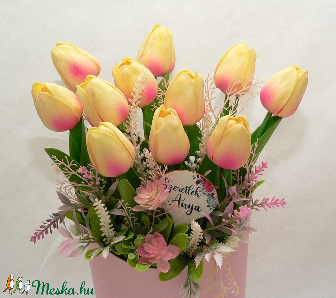 Tulipán selyemvirágdoboz - otthon & életmód - dekoráció - Meska.hu Tulipán selyemvirágdoboz - otthon & életmód - dekoráció - Meska.hu