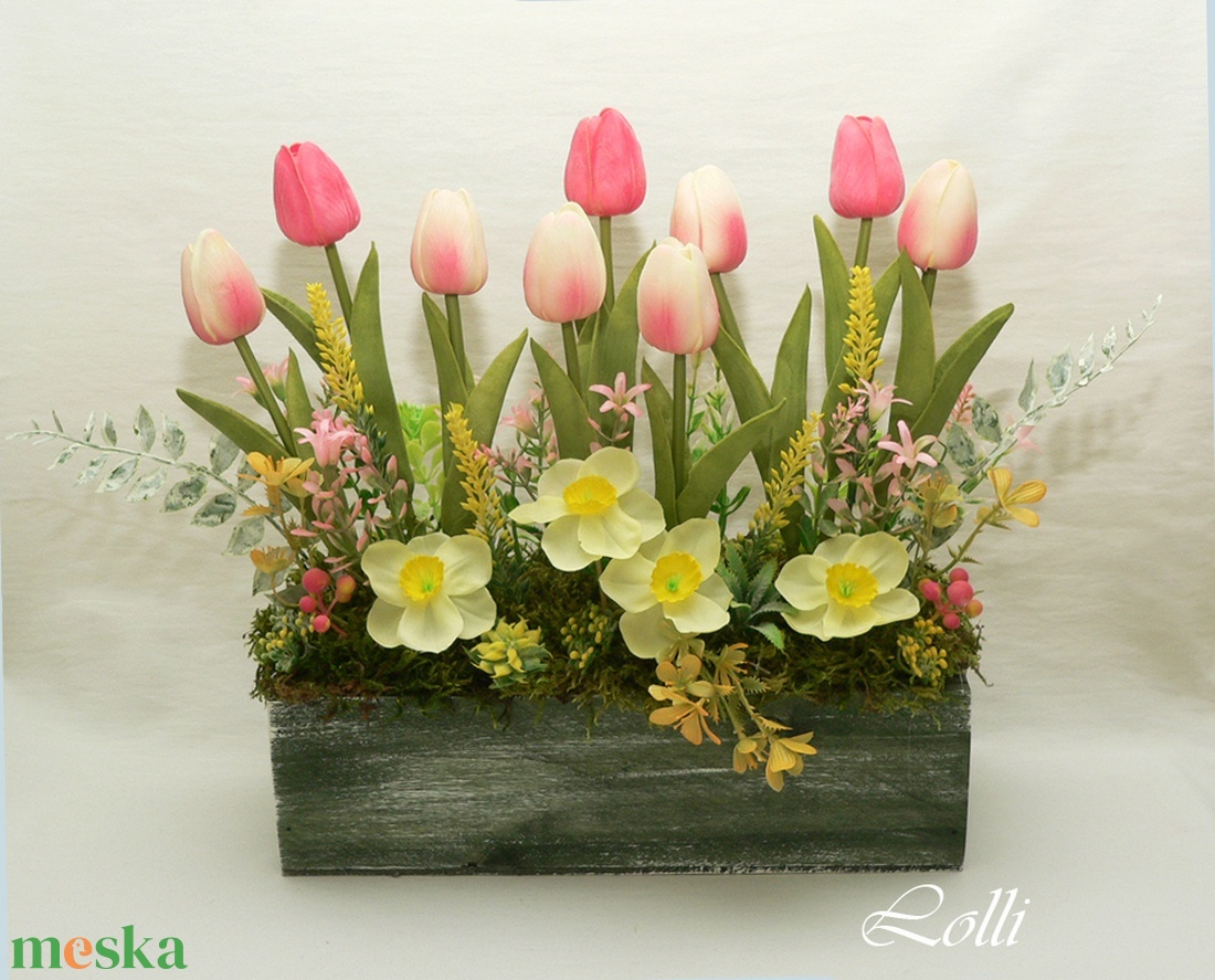 Nagy rózsaszín tulipános asztaldísz - otthon & lakás - dekoráció - asztal és polc dekoráció - asztaldísz - Meska.hu Nagy rózsaszín tulipános asztaldísz - otthon & lakás - dekoráció - asztal és polc dekoráció - asztaldísz - Meska.hu
