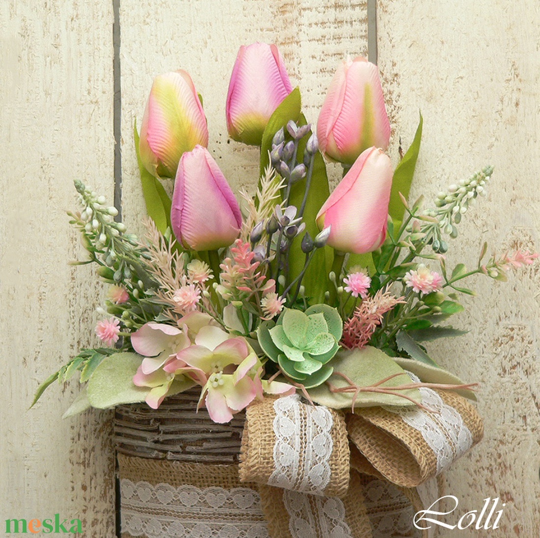 Tavaszi tulipános ajtódísz 2. - otthon & életmód - dekoráció - ajtó- és ablak dekoráció - ajtódísz & kopogtató - Meska.hu Tavaszi tulipános ajtódísz 2. - otthon & életmód - dekoráció - ajtó- és ablak dekoráció - ajtódísz & kopogtató - Meska.hu