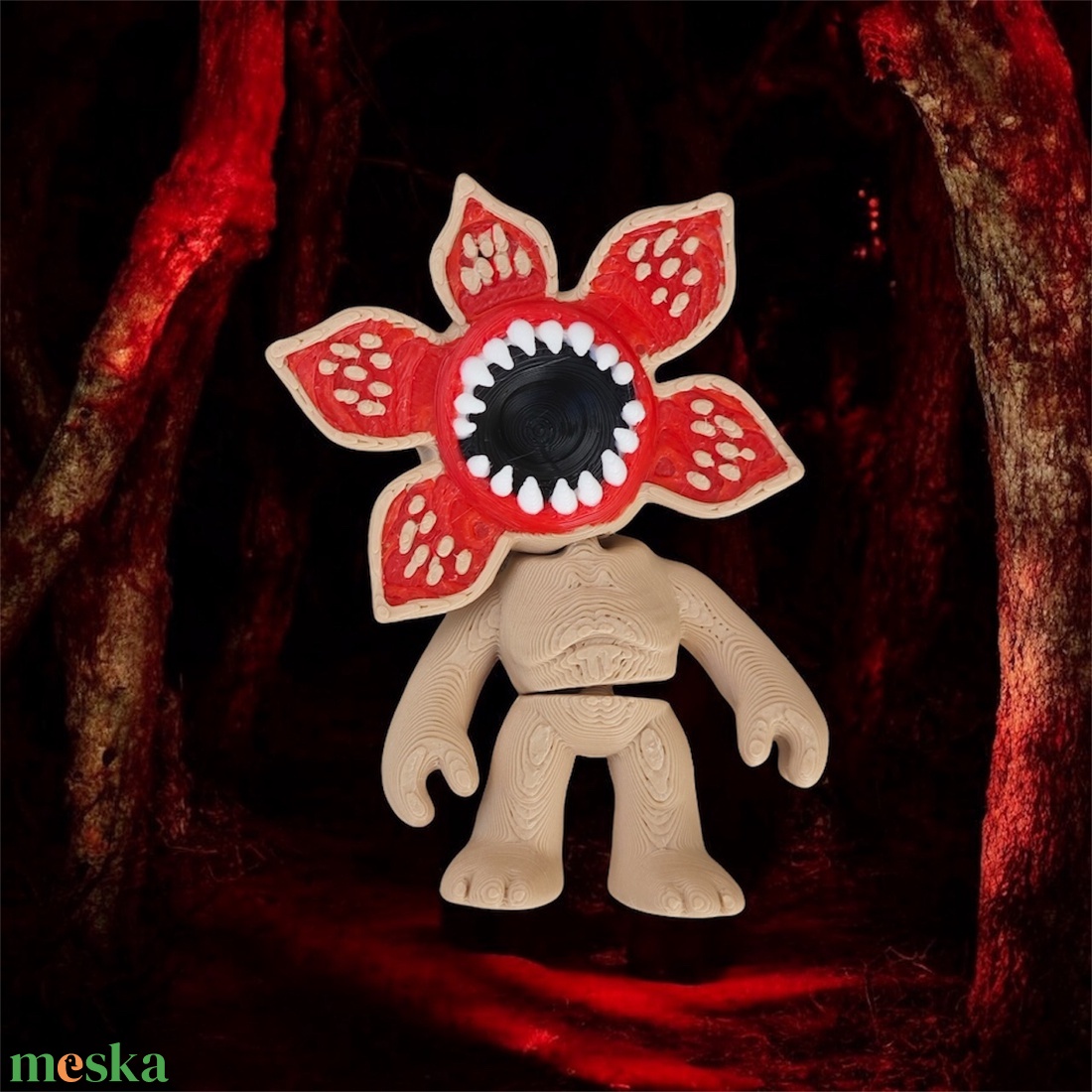Stranger Things Demogorgon kulcstartó - táska & tok - kulcstartó & táskadísz - kulcstartó - Meska.hu