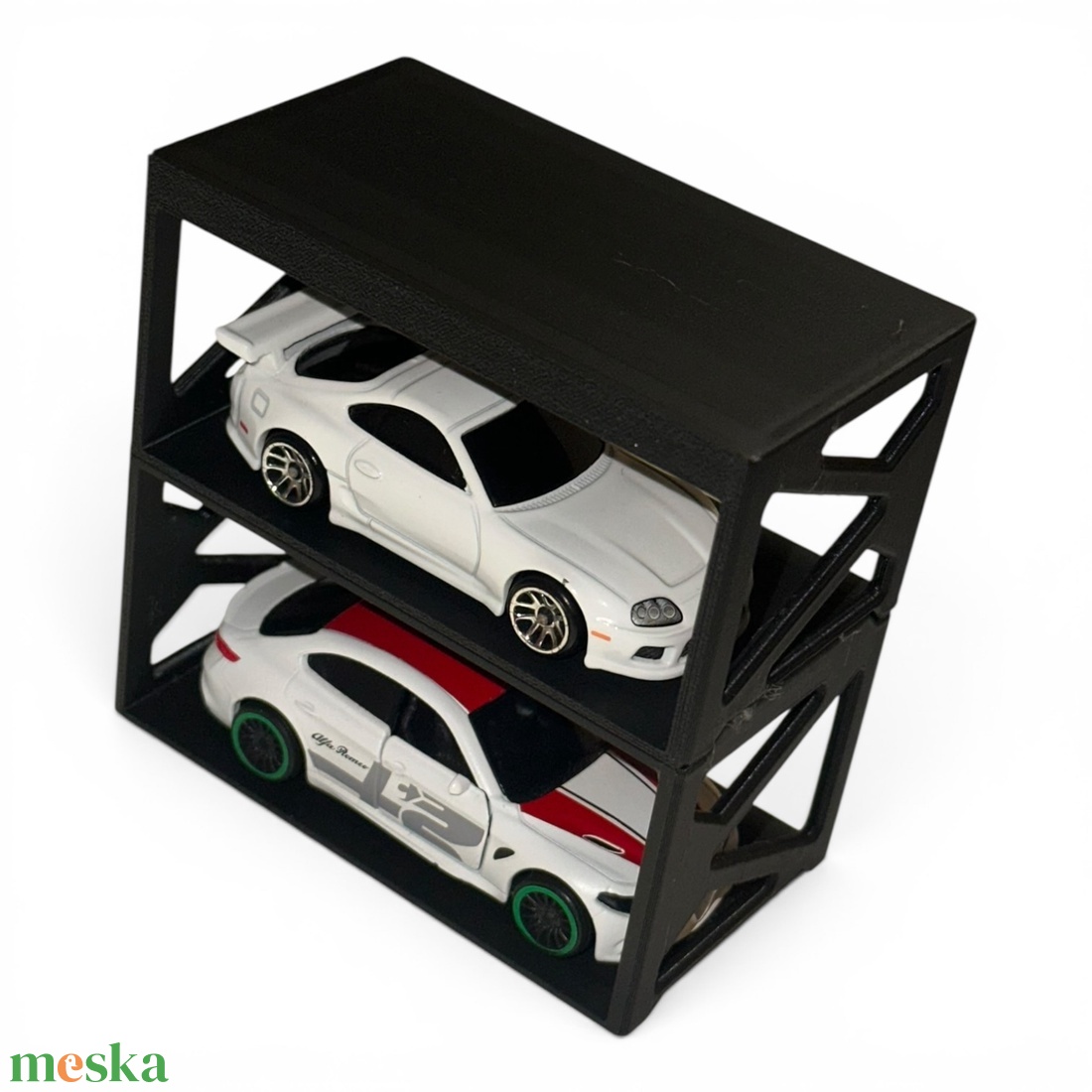 Matchbox garázs 1:64 méretarányban - otthon & életmód - dekoráció - asztal és polc dekoráció - asztaldísz - Meska.hu
