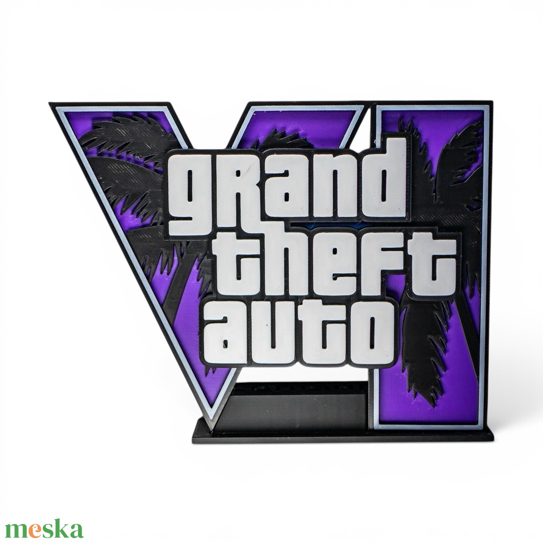 GTA VI asztali dekoráció - otthon & életmód - dekoráció - asztal és polc dekoráció - asztaldísz - Meska.hu