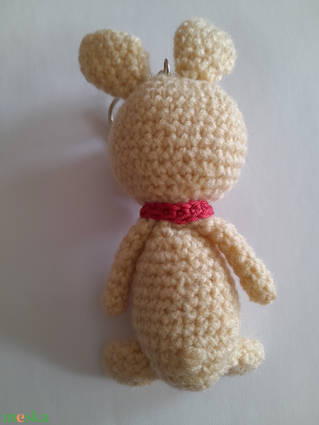 Nyuszi kulcstartó, vagy táskadísz - táska & tok - kulcstartó & táskadísz - táskaakasztó - Meska.hu