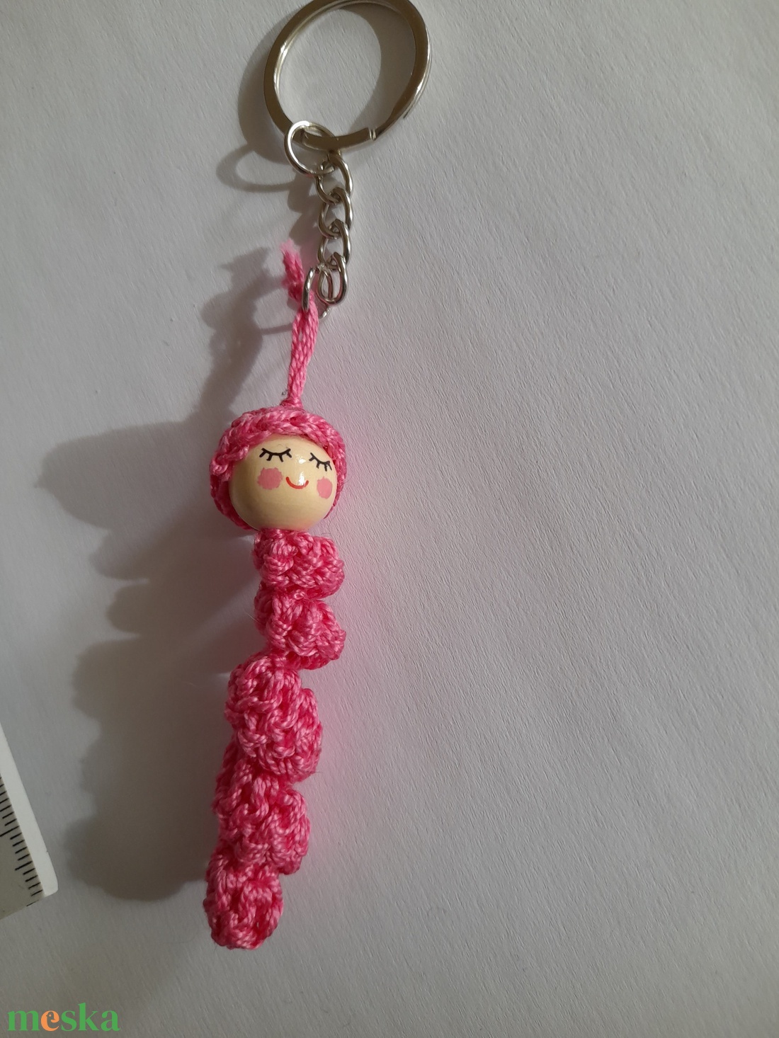 Sovány,  horgolt kulcstartó  - táska & tok - kulcstartó & táskadísz - táskaakasztó - Meska.hu