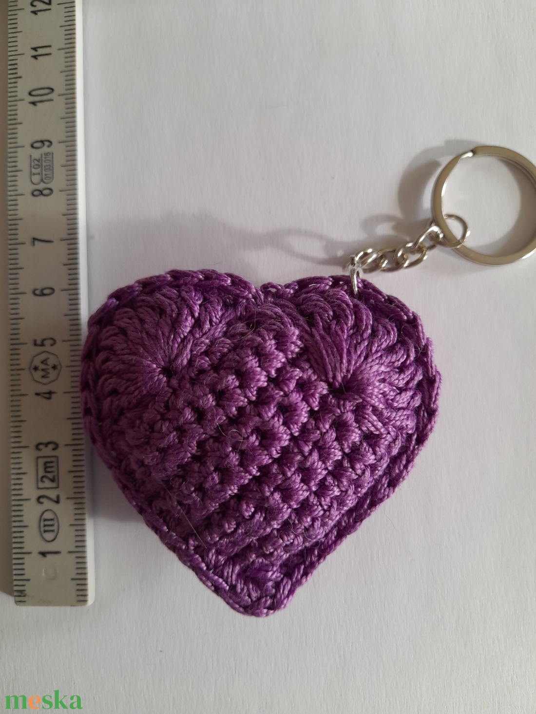 Szivecskés kulcstartó, táskadísz  - táska & tok - kulcstartó & táskadísz - táskaakasztó - Meska.hu