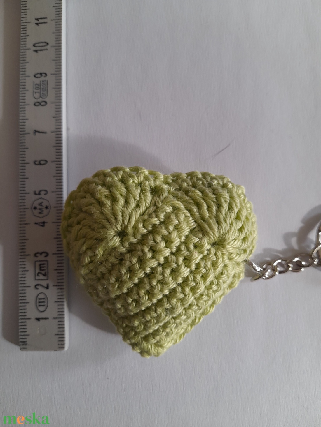 Szivecskés kulcstartó, táskadísz  - táska & tok - kulcstartó & táskadísz - táskaakasztó - Meska.hu