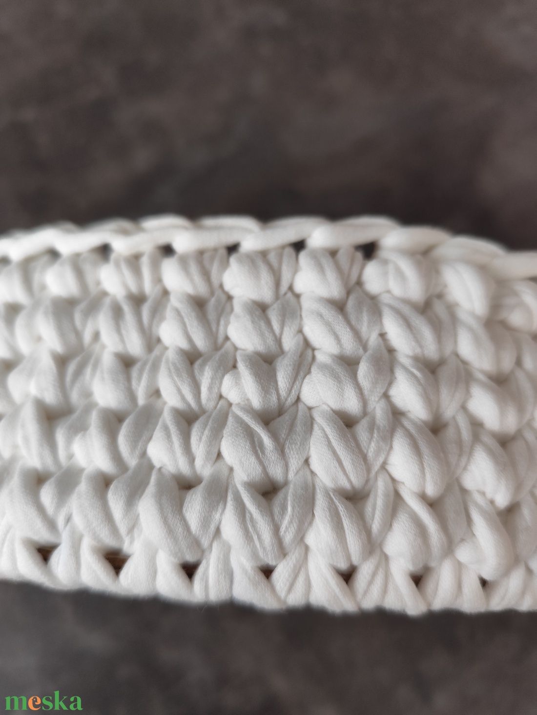 Horgolt karácsonyi kosárka  - otthon & életmód - tárolás & rendszerezés - tárolókosár - Meska.hu