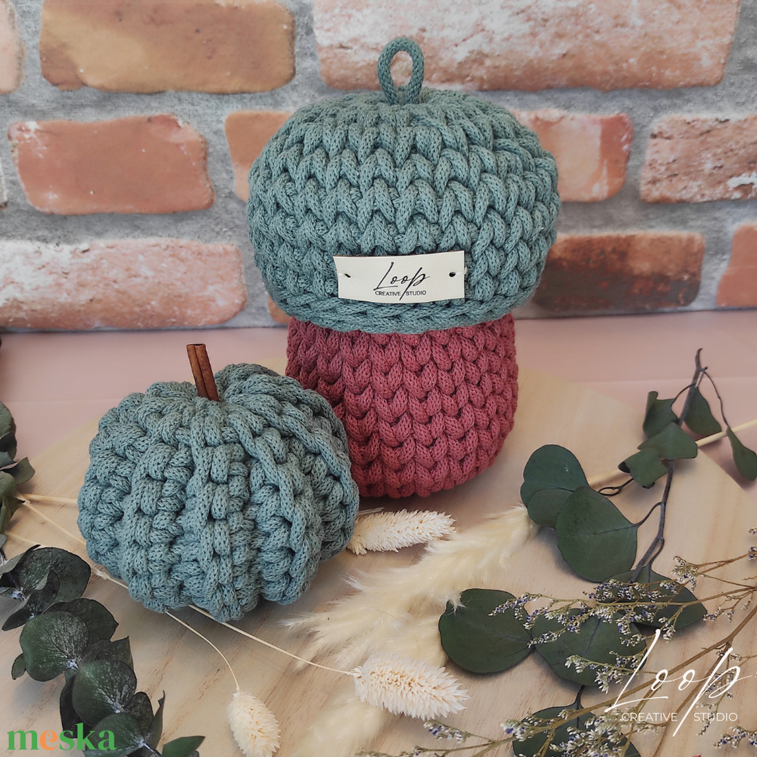 Horgolt makk tároló és őszi dekor tök szett kézműves home decor - kellékek & szerszámok - dekorációs kellékek - őszi dekor - őszi dekortök - Meska.hu Horgolt makk tároló és őszi dekor tök szett kézműves home decor - kellékek & szerszámok - dekorációs kellékek - őszi dekor - őszi dekortök - Meska.hu
