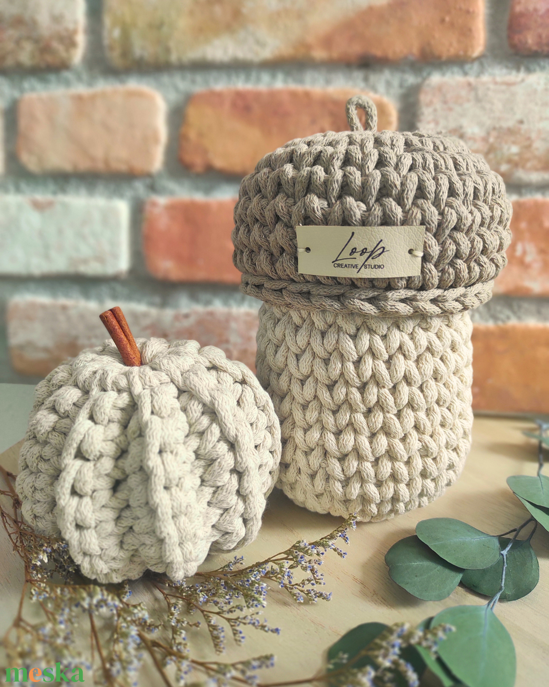 Horgolt makk tároló és őszi dekor tök szett kézműves home decor - kellékek & szerszámok - dekorációs kellékek - őszi dekor - őszi dekortök - Meska.hu Horgolt makk tároló és őszi dekor tök szett kézműves home decor - kellékek & szerszámok - dekorációs kellékek - őszi dekor - őszi dekortök - Meska.hu