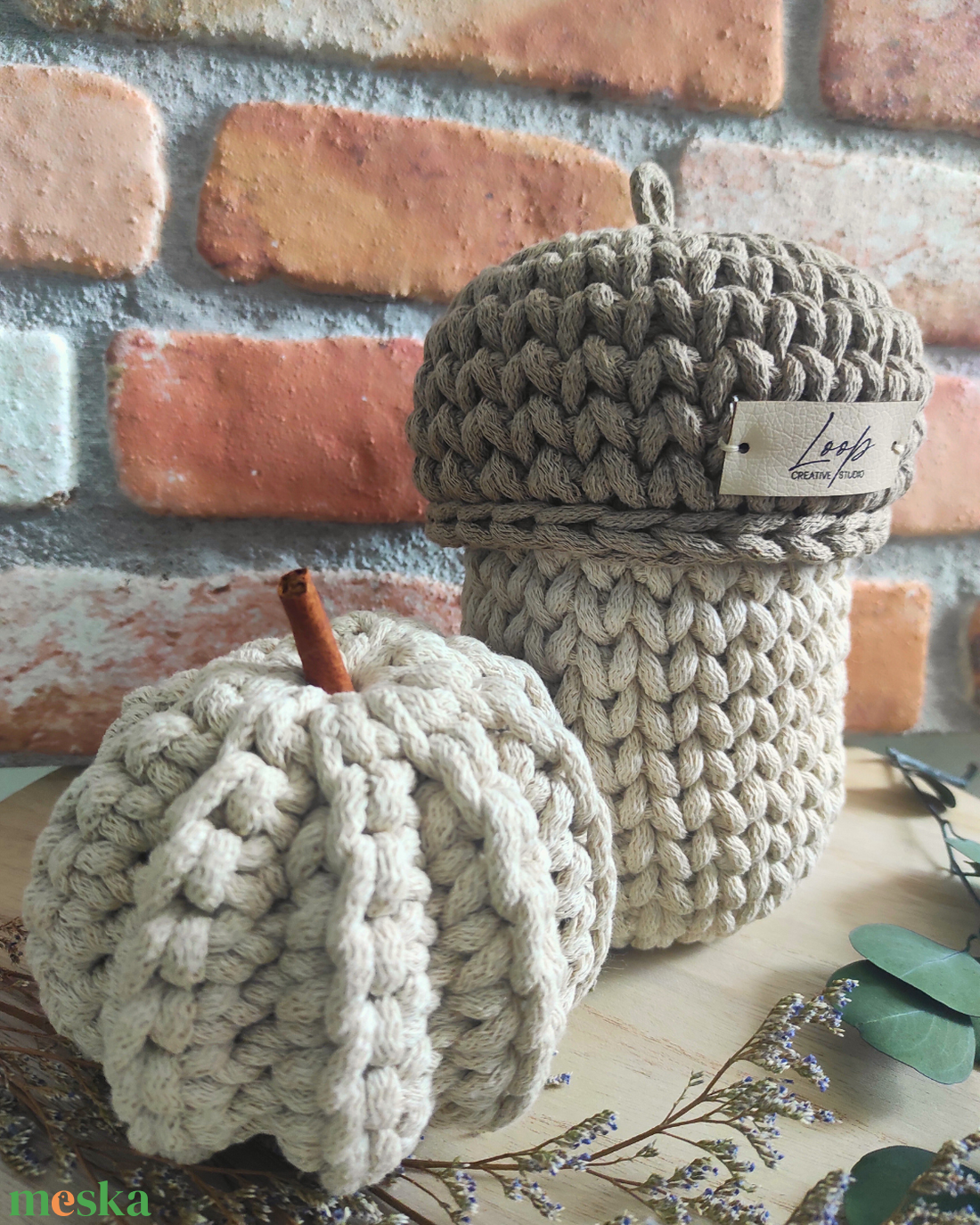 Horgolt makk tároló és őszi dekor tök szett kézműves home decor - kellékek & szerszámok - dekorációs kellékek - őszi dekor - őszi dekortök - Meska.hu Horgolt makk tároló és őszi dekor tök szett kézműves home decor - kellékek & szerszámok - dekorációs kellékek - őszi dekor - őszi dekortök - Meska.hu