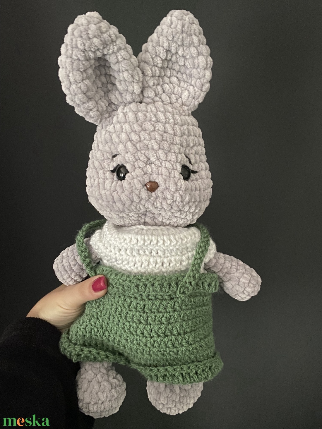 Nyuszi fiú - játék & sport - plüssállat & játékfigura - nyuszi - Meska.hu