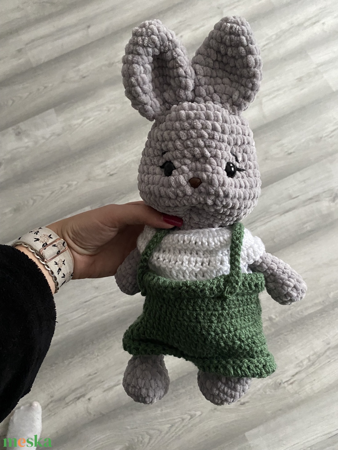 Nyuszi fiú - játék & sport - plüssállat & játékfigura - nyuszi - Meska.hu