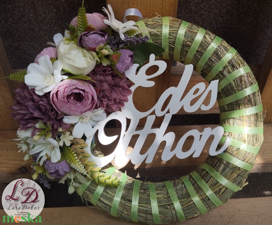 Édes otthon koszorú - otthon & életmód - dekoráció - ajtó- és ablak dekoráció - ajtódísz & kopogtató - Meska.hu Édes otthon koszorú - otthon & életmód - dekoráció - ajtó- és ablak dekoráció - ajtódísz & kopogtató - Meska.hu