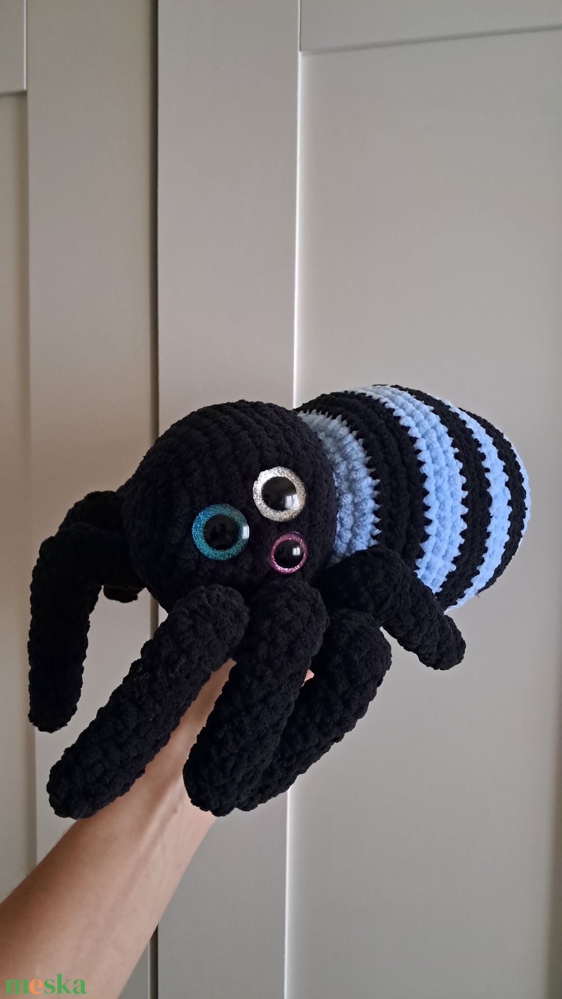 Horgolt pók - játék & sport - plüssállat & játékfigura - más figura - Meska.hu