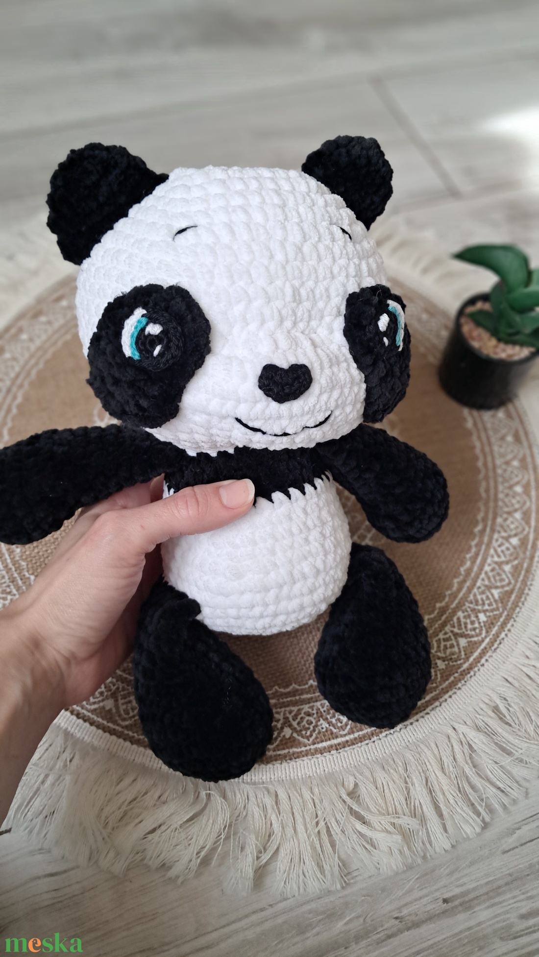 Horgolt panda - játék & sport - plüssállat & játékfigura - maci - Meska.hu Horgolt panda - játék & sport - plüssállat & játékfigura - maci - Meska.hu