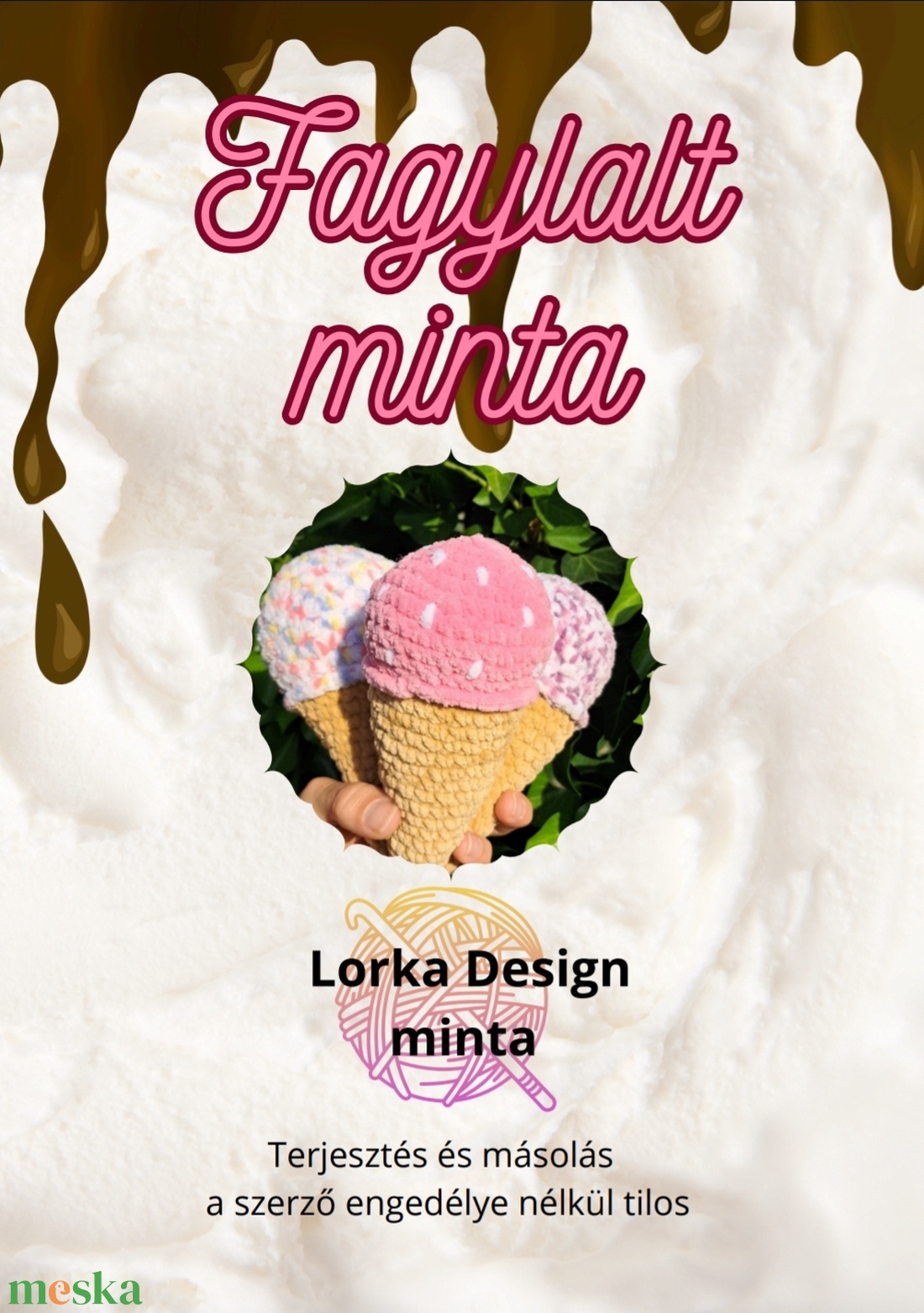 Fagylalt horgolás minta - diy (csináld magad) - szabásminta, útmutató - horgolási minta - Meska.hu Fagylalt horgolás minta - diy (csináld magad) - szabásminta, útmutató - horgolási minta - Meska.hu