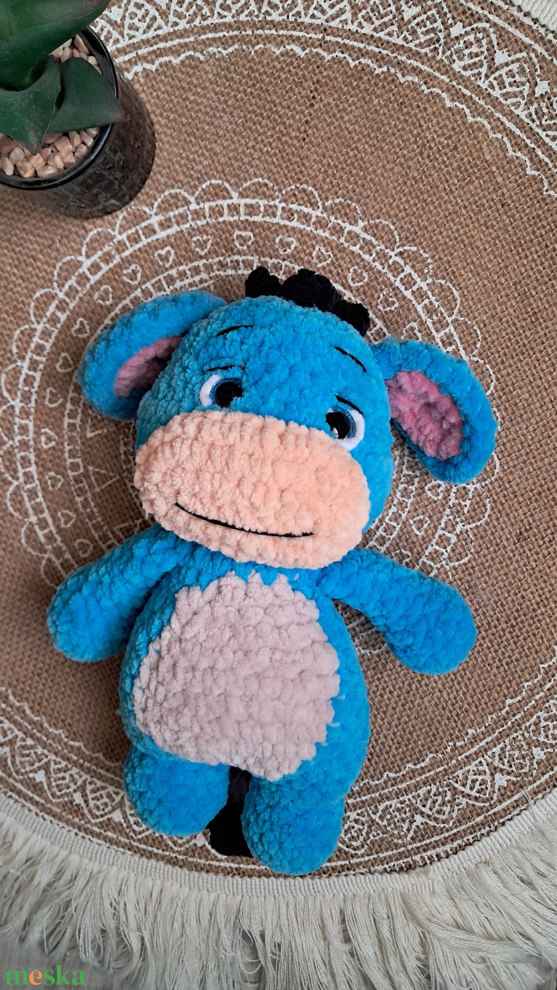 Horgolt Füles figura - játék & sport - plüssállat & játékfigura - más figura - Meska.hu