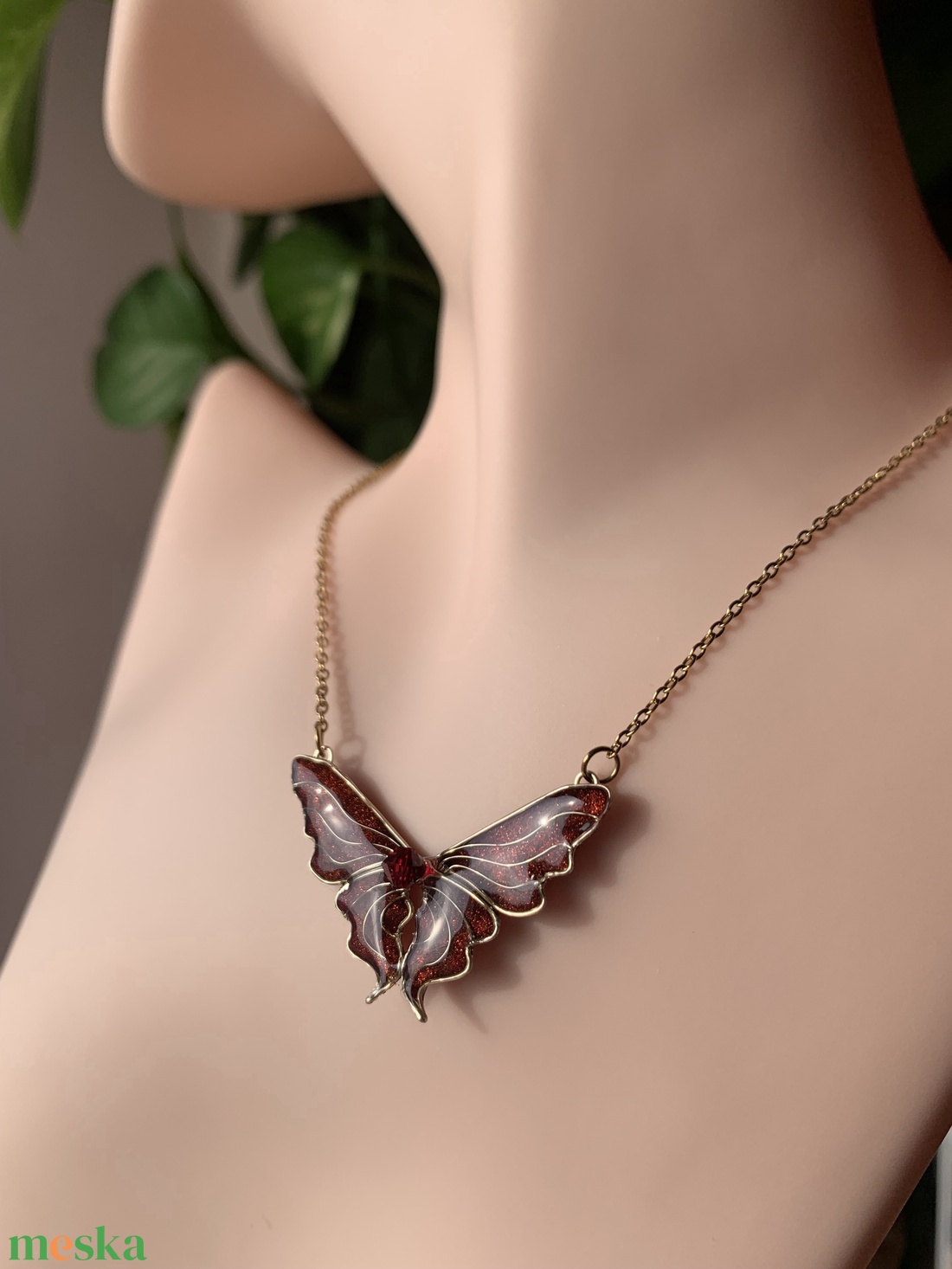 Barbie Fairytopia-Ruby nyaklánca - ékszer - nyaklánc - medálos nyaklánc - Meska.hu