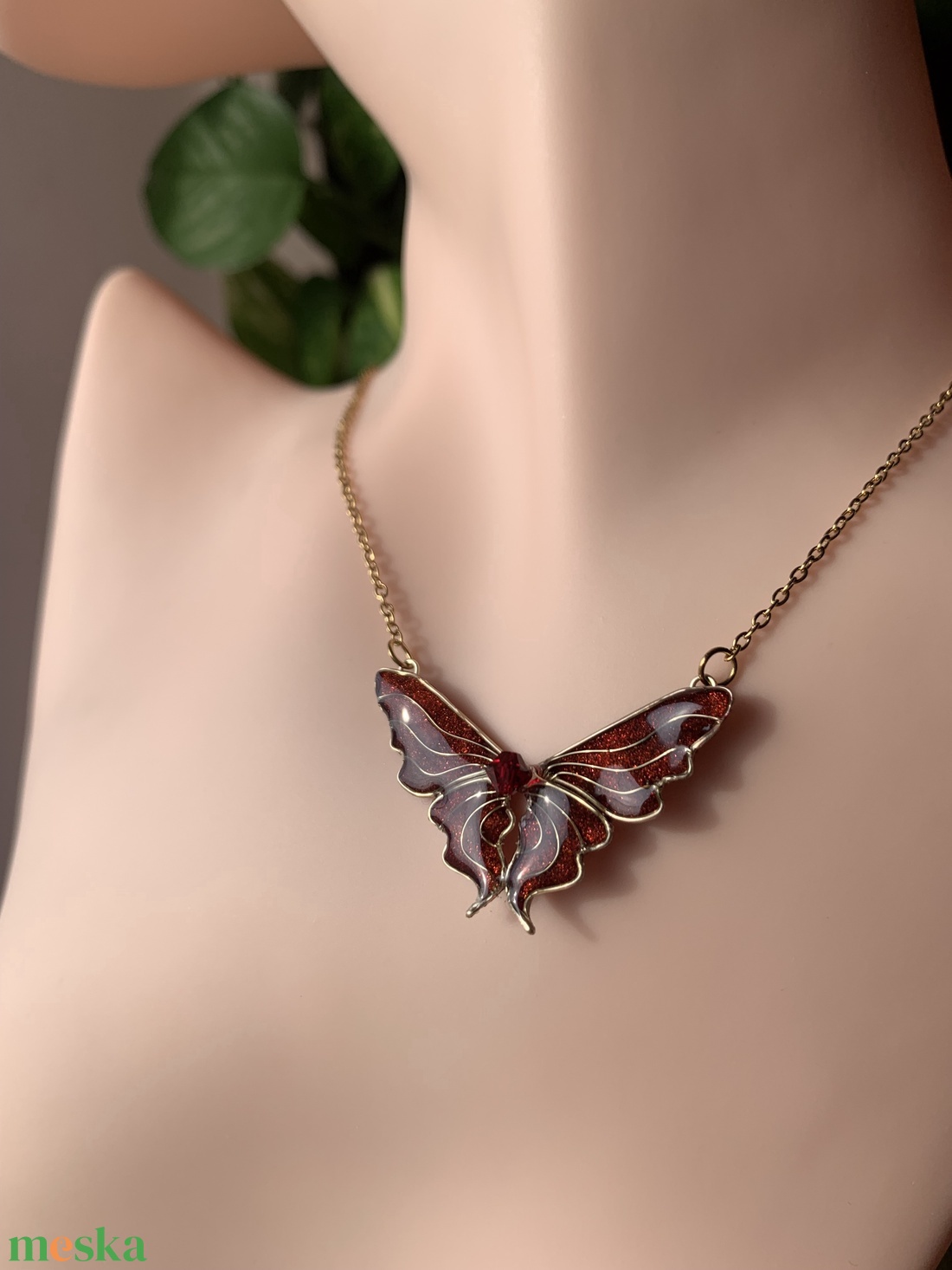 Barbie Fairytopia-Ruby nyaklánca - ékszer - nyaklánc - medálos nyaklánc - Meska.hu