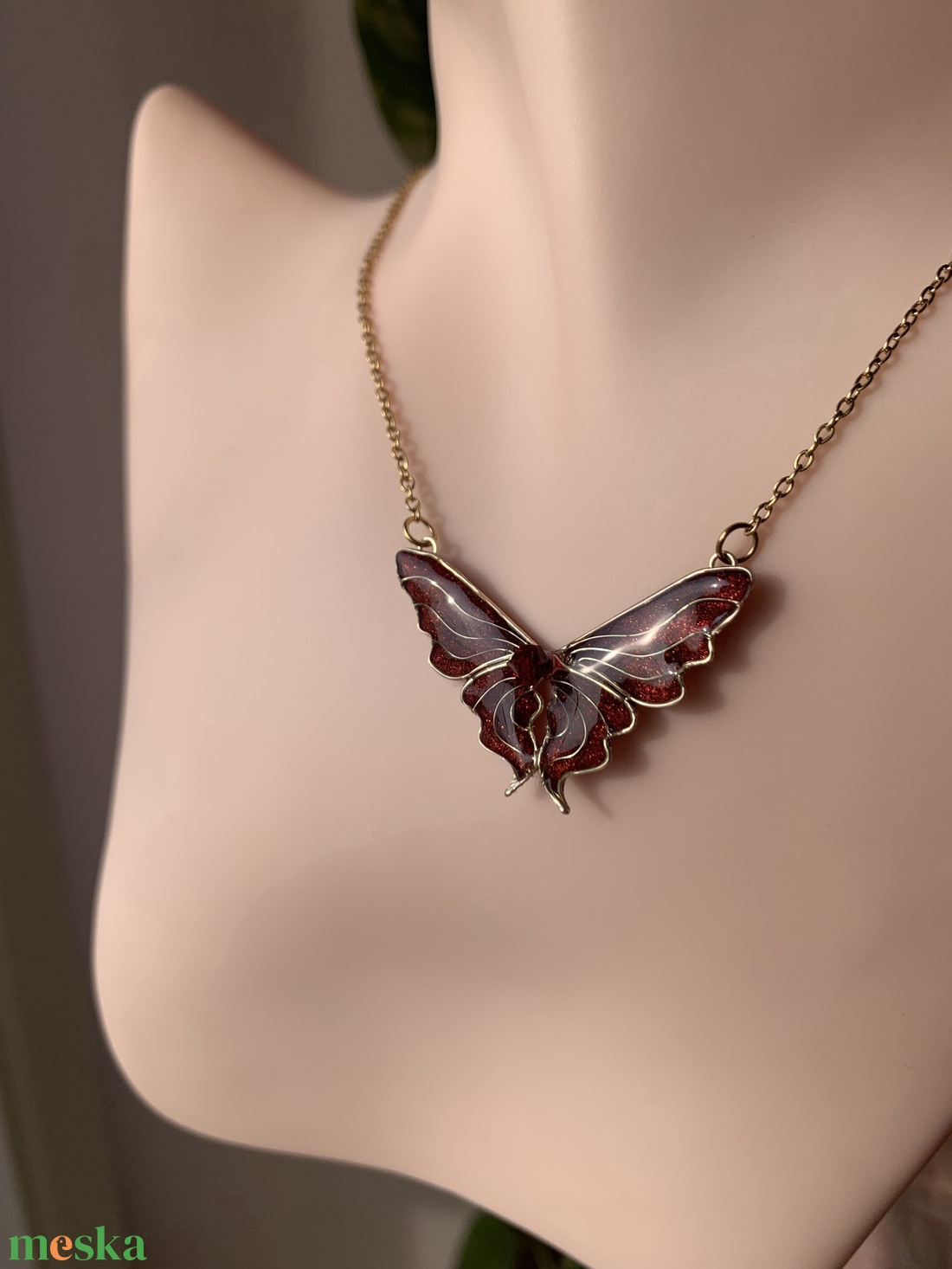 Barbie Fairytopia-Ruby nyaklánca - ékszer - nyaklánc - medálos nyaklánc - Meska.hu