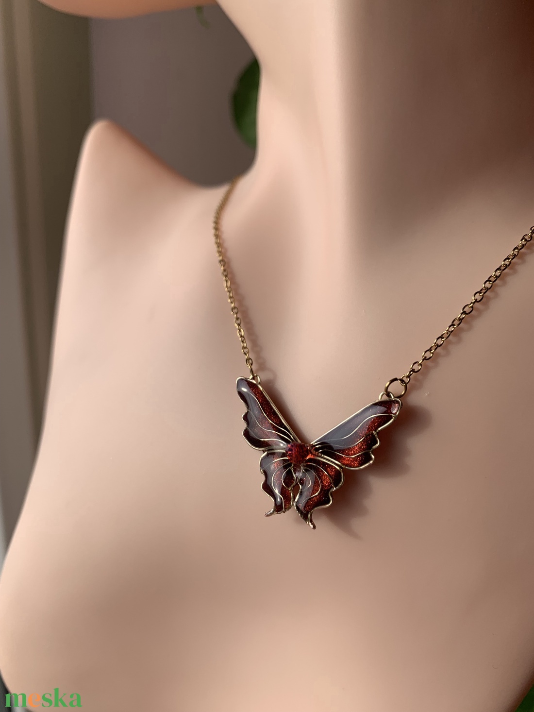 Barbie Fairytopia-Ruby nyaklánca - ékszer - nyaklánc - medálos nyaklánc - Meska.hu