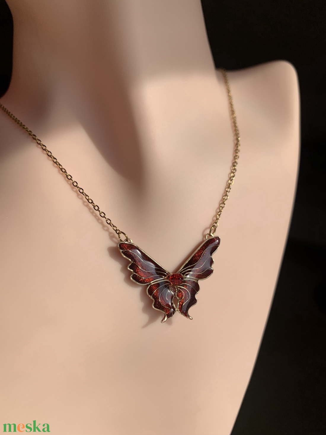 Barbie Fairytopia-Ruby nyaklánca - ékszer - nyaklánc - medálos nyaklánc - Meska.hu