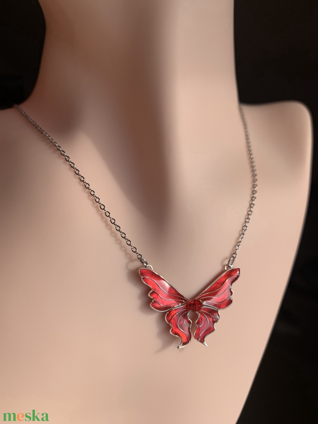 Barbie Fairytopia-Ruby nyaklánca - ékszer - nyaklánc - medálos nyaklánc - Meska.hu