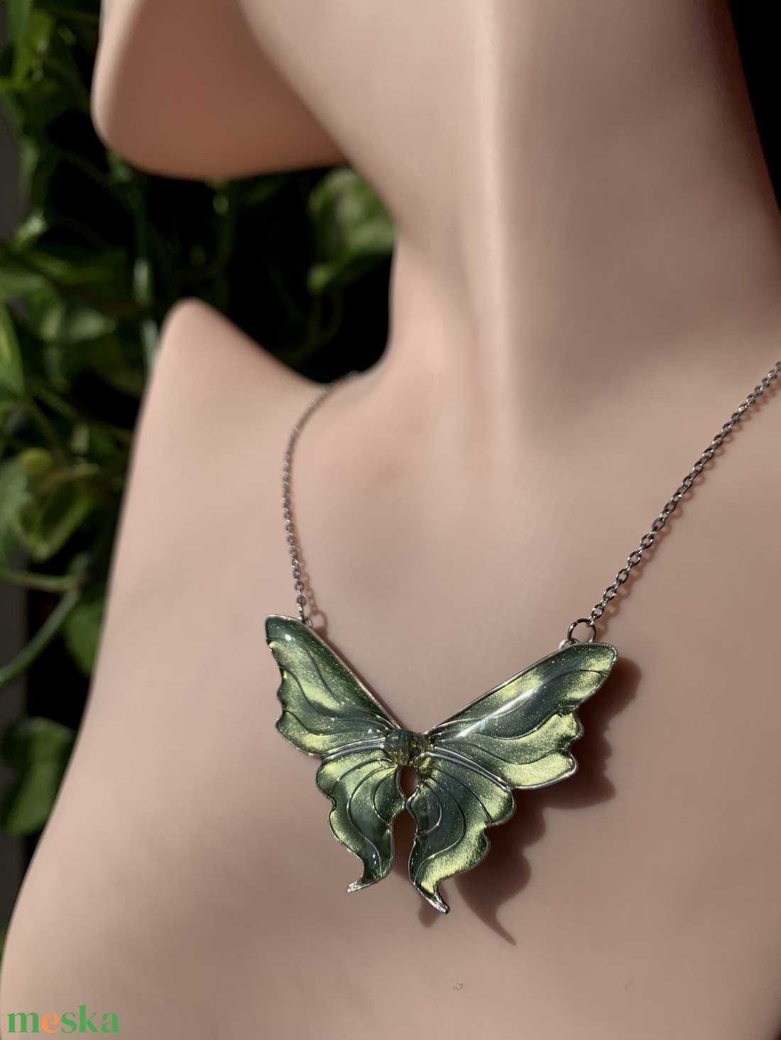 Barbie Fairytopia-Emerald nyaklánca - ékszer - nyaklánc - medálos nyaklánc - Meska.hu