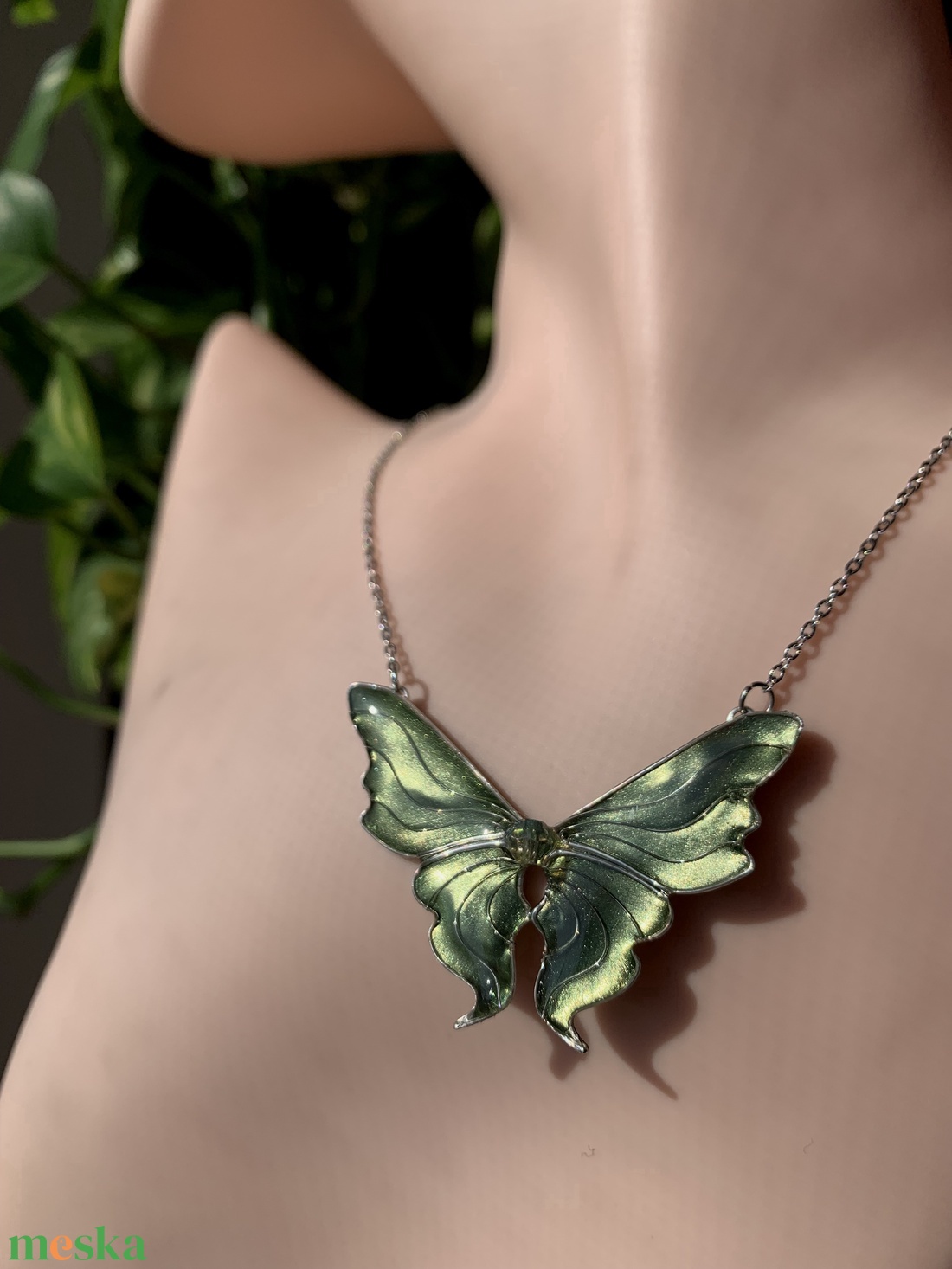 Barbie Fairytopia-Emerald nyaklánca - ékszer - nyaklánc - medálos nyaklánc - Meska.hu