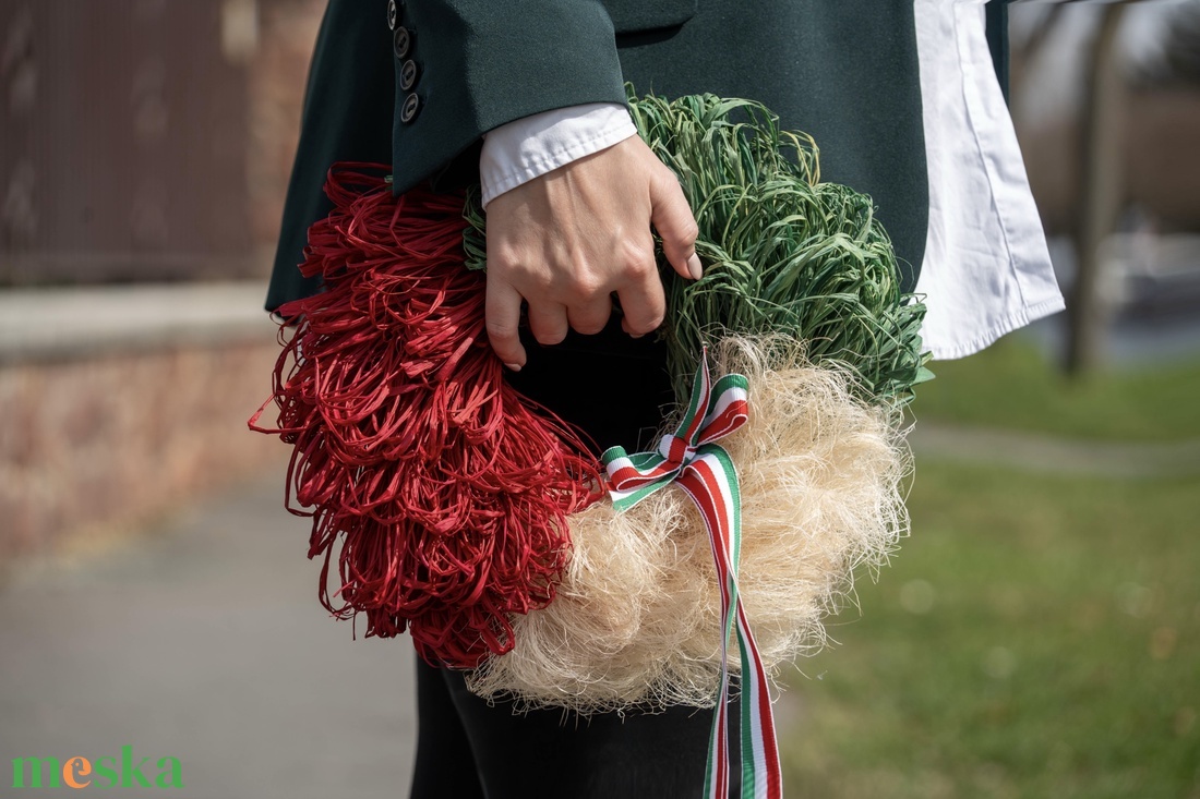 Nemzeti koszorú�� - ünnepi díszek, dekorációk - húsvéti díszek és dekorációk - húsvéti ajtódísz, kopogtató - Meska.hu