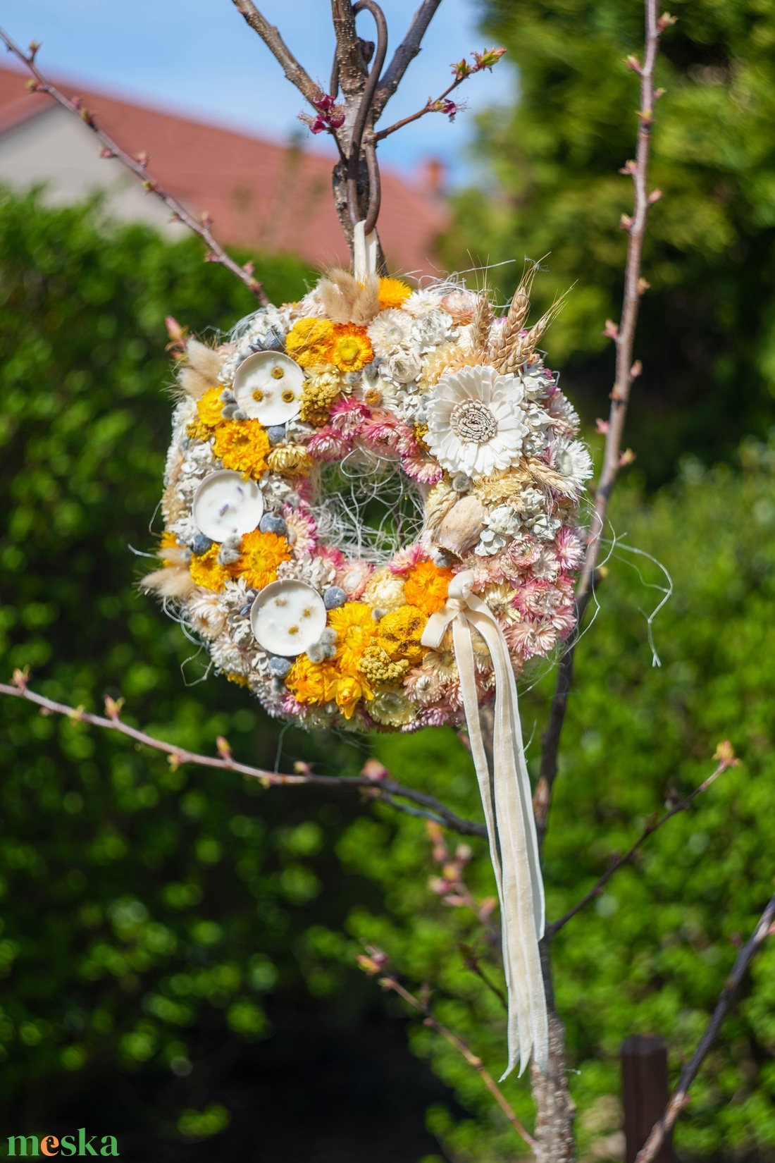 Seraphine Maison Bloom�� - ünnepi díszek, dekorációk - húsvéti díszek és dekorációk - húsvéti ajtódísz, kopogtató - Meska.hu