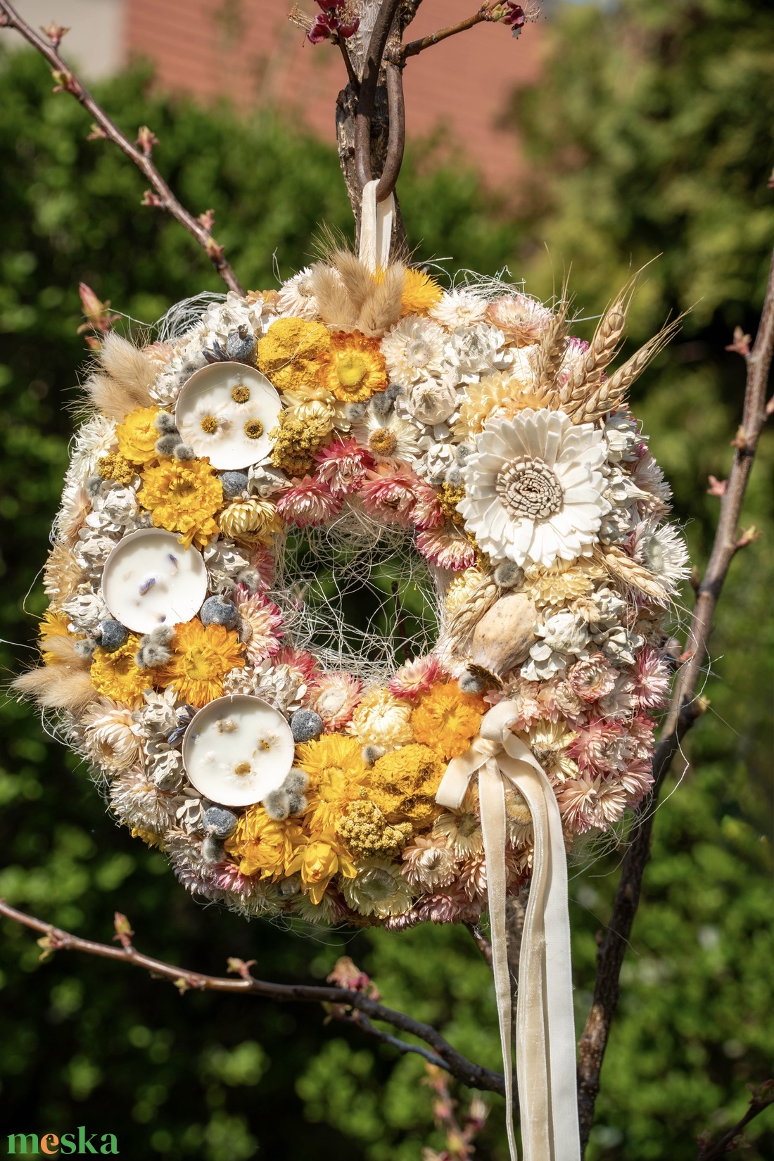 Seraphine Maison Bloom�� - ünnepi díszek, dekorációk - húsvéti díszek és dekorációk - húsvéti ajtódísz, kopogtató - Meska.hu