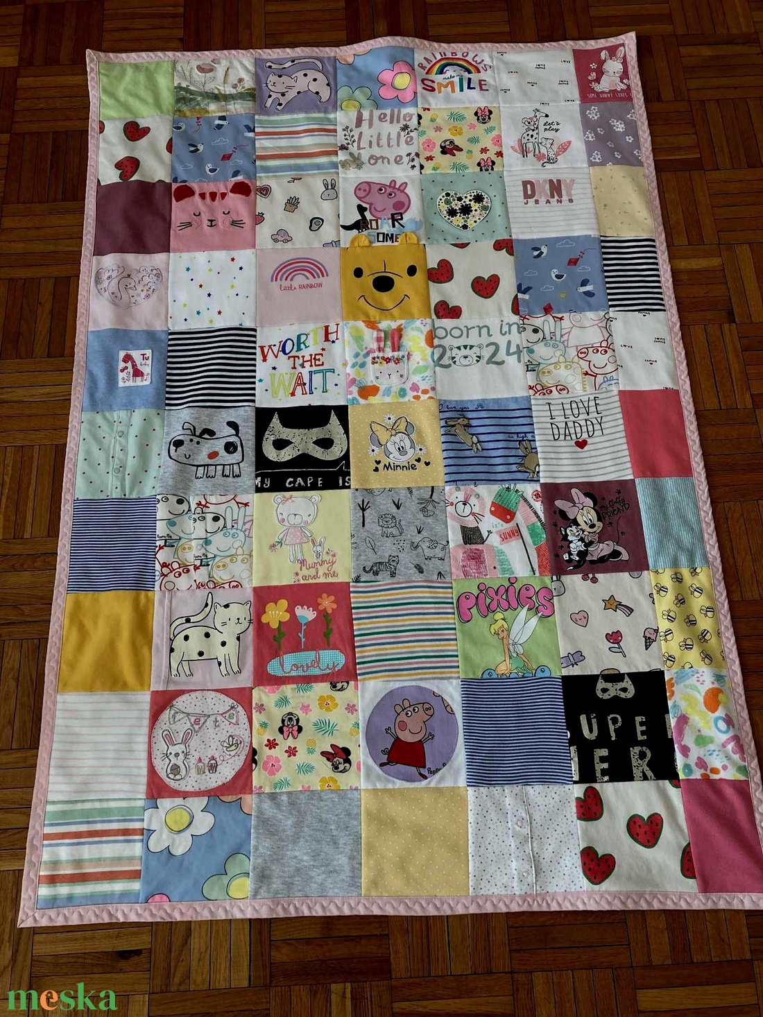 Patchwork emléktakaró . - otthon & életmód - babaszoba, gyerekszoba - babatakaró, gyerek pléd - Meska.hu